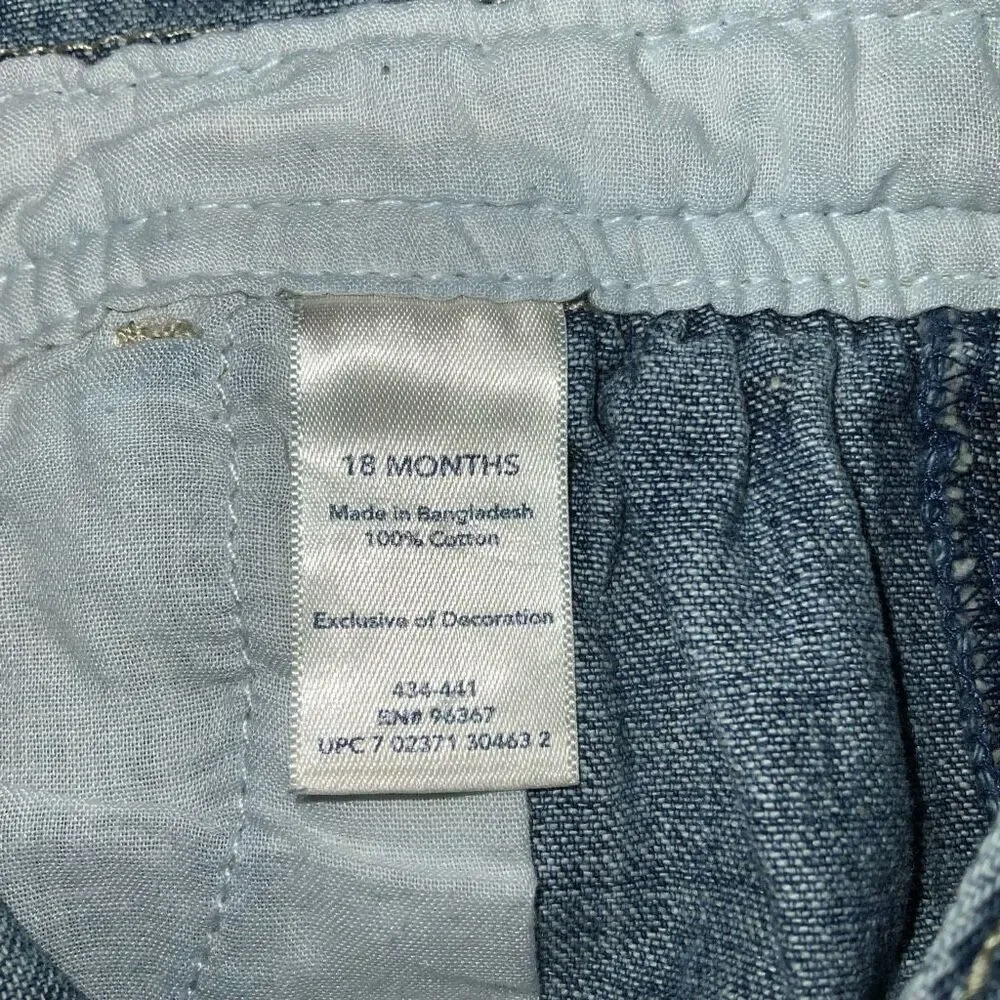 Oshkosh B’gosh vtg Vestbak Baby Overall Shorts 18 months